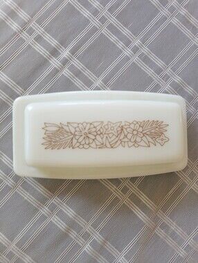 Pyrex Milk Glass Vintage Butter Dish